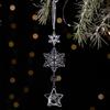Ice Stick Ornament Modern Acrylic Christmas Ornament Snowflake Hanging Pendant Clear Water Droplet Ornament For Gift Tag Party