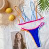 Bikini imbottito da donna Set Costume da bagno Sexy Triangolo Due Pezzi Costume da bagno