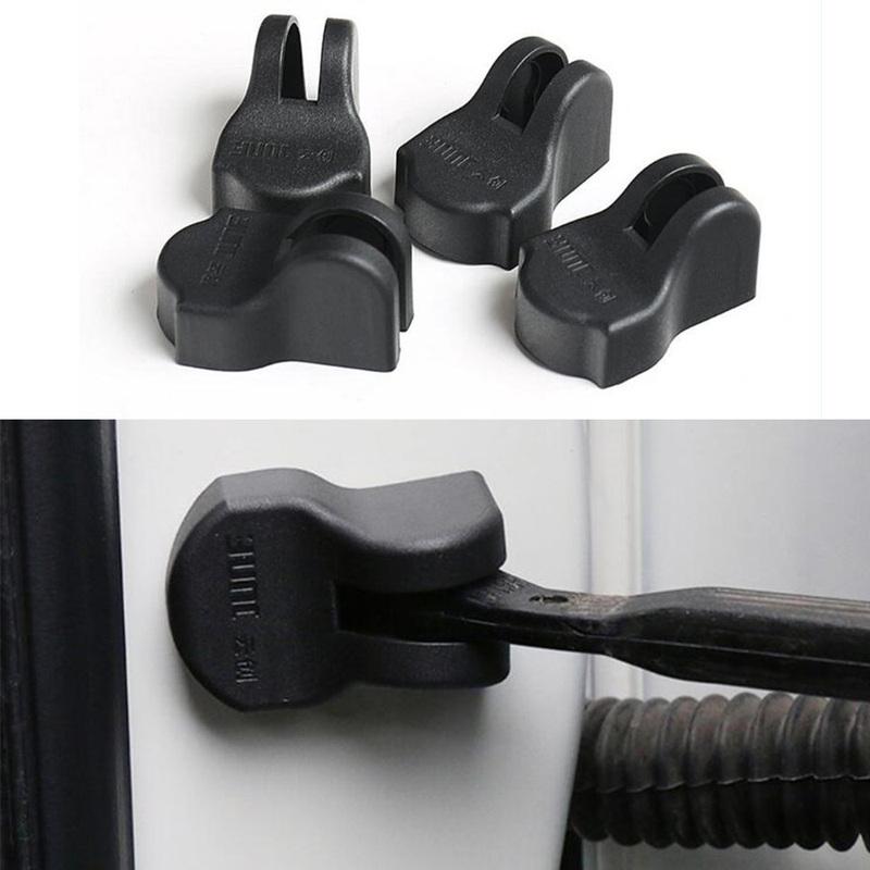 For Subaru Forester 2018 Anti Rust Door Lock Keys Key Plastic Buckle Limit Device Trim Frame Stick 4PCs