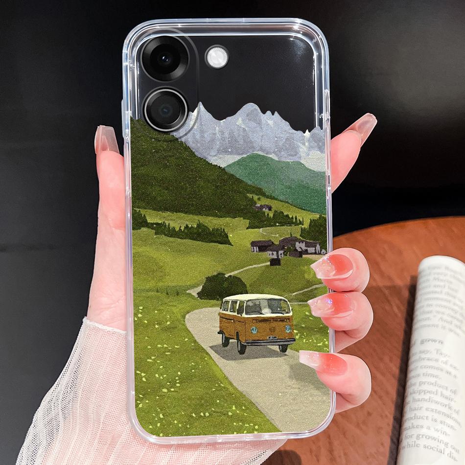 For Poco X8 Pro Max 5G Phone Case Leisure Style Soft Cover Transparent Silicone Funda For Poco X 8 Lightweight Anti Drop Bumper
