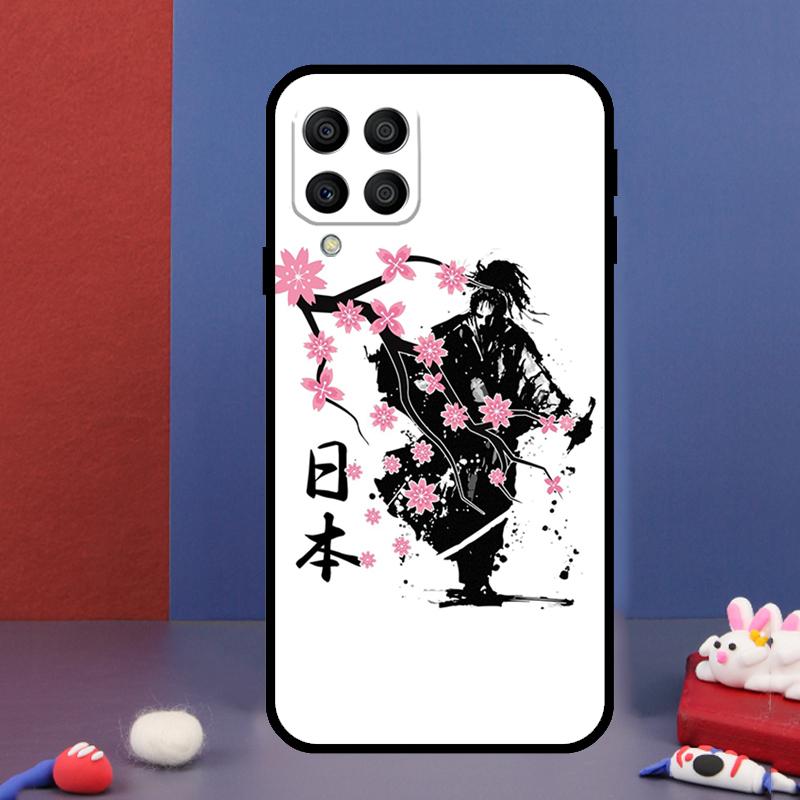Japanese Style Samurai Art For Samsung Galaxy M12 M13 M33 M23 M53 M15 M55 M31 M51 M14 M34 M54 M20 M32 M52 Phone Case