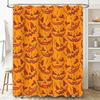 Spooky Halloween Shower Curtain Decorate Your Bath with These Terrifying Pumpkins