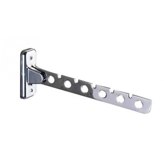 45451 Holes Foldable Steel Wall Mounted Stainless Hanger Clothes Hook Drying Rack