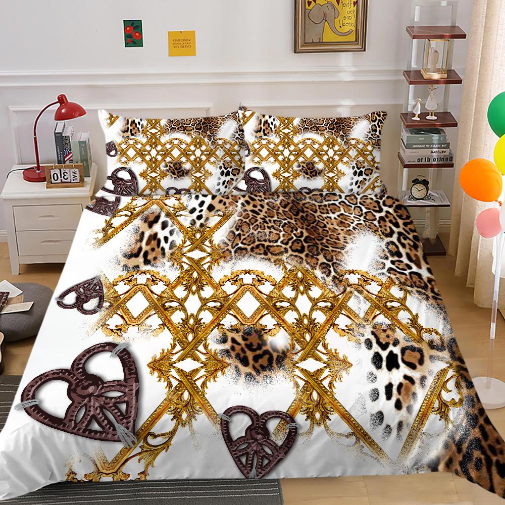 Classic Luxury Series Bedding Set Luxury Duvet Cover and Pillow Case 2/3 AU240 * 270 Washable and Quick Drying Bedding Sets