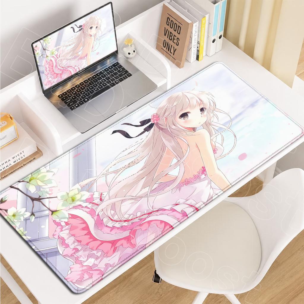 Yosuga no Sora Cartoon Anime Gaming Sora Kasugano Mauspads Mit Verriegeltem Rand Gummiboden Tischmatte Computer Büro Zuhause Teppich 900x400mm