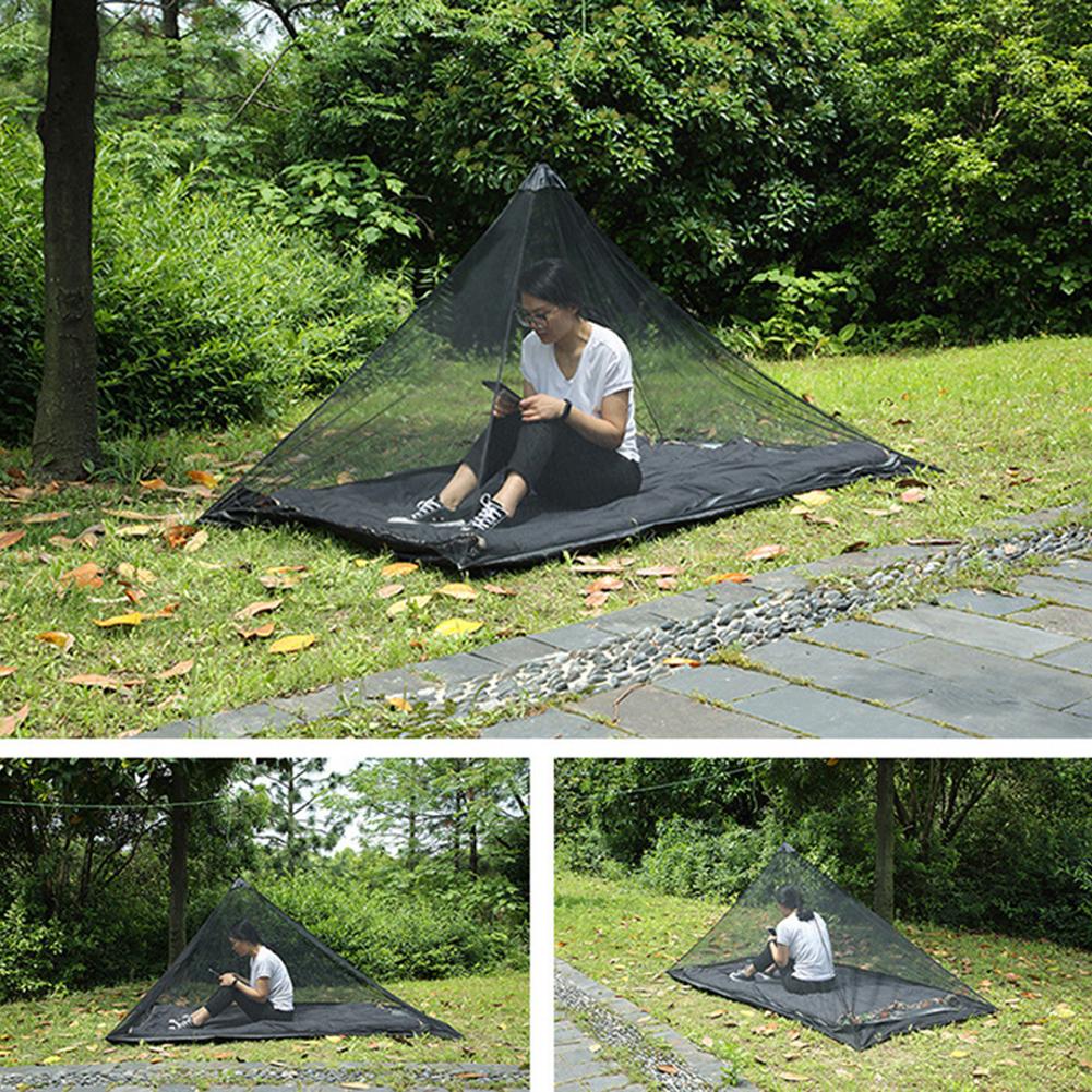 

Kolip Outdoor Camping Mosquito Net Adjustable Height Repellent Tent Hanging Bed Fishing Hiking Accessories чорний