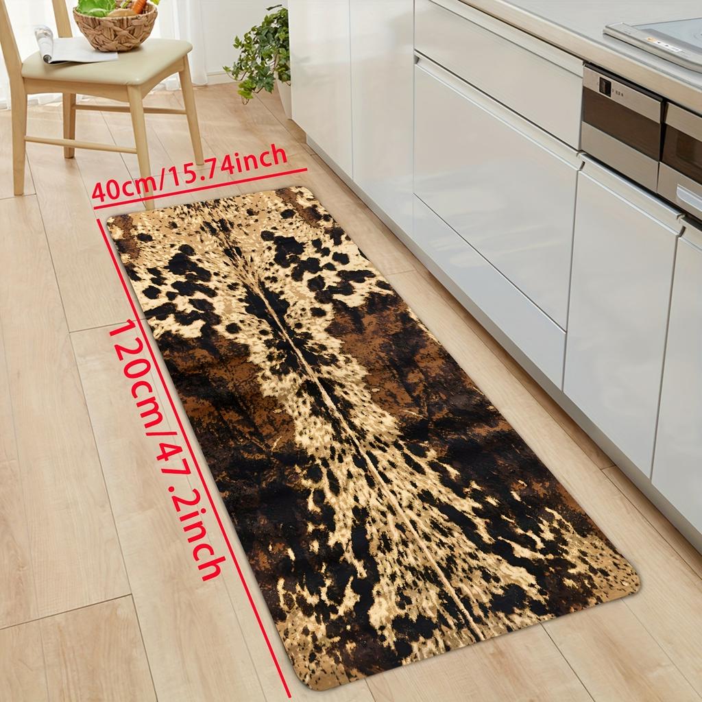 1PC Mushroom Forest Pattern Kitchen Rug Non-Slip Door Mats Pop Design Bathroom Rug Bath Mat Carpet for Home Sink Laundry Decor