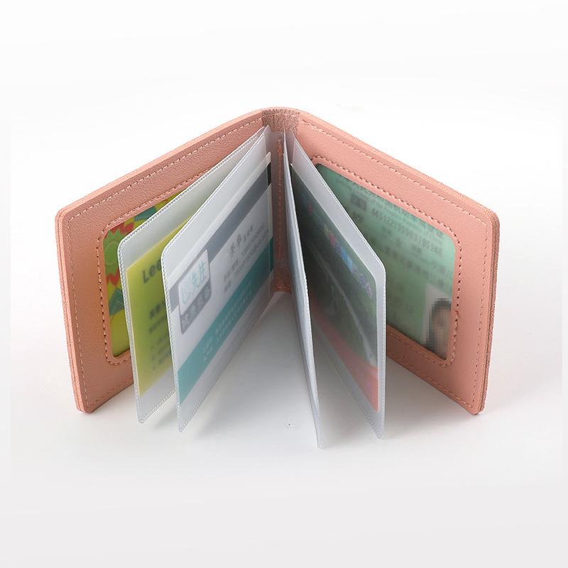 PU Leather Credit Card Case Car Driving Documents Protective Case For Mitsubishi Asx Lancer Outlander Pajero Ralliart