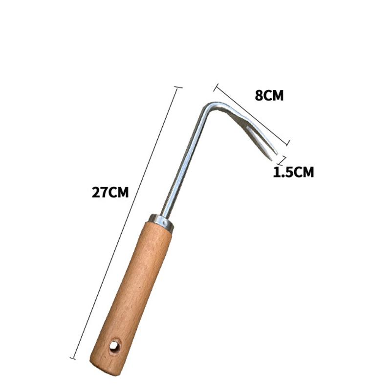

Нержавеющая сталь с деревянной ручкой, садовый прополочный инструмент, ручной резак для удаления прополки, съемник, инструменты, многофункциональный садовый инструмент для пересадки прополки Common