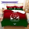 Al Ahly Pattern Bedding Set Quilt Cover Pillowcase Home Decor Gift (1 * Duvet Cover + 2 * Pillowcase, Without Core)