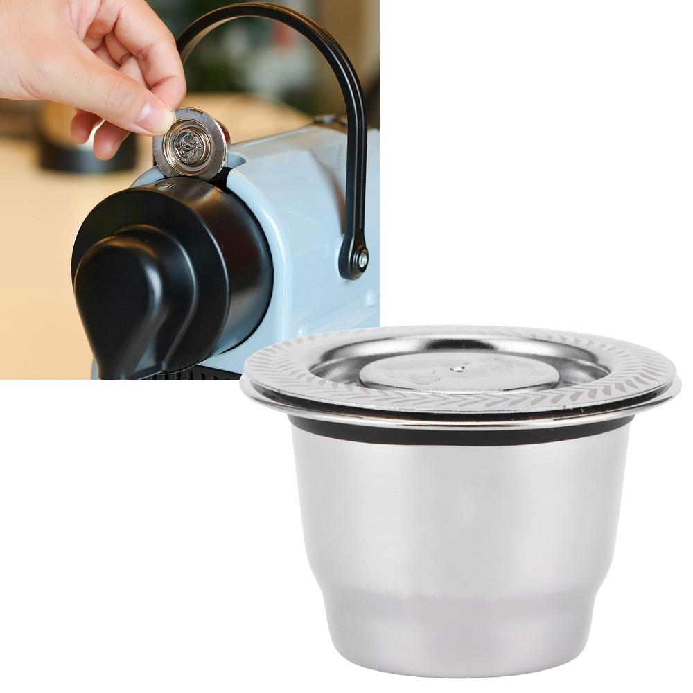 Reusable Design Stainless Steel Filter Stainless Steel Material Coffee Capsule Set Kitchen Use