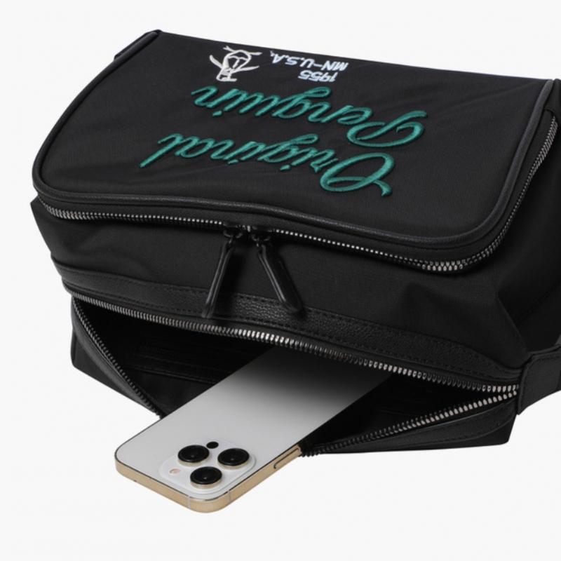 MunSingwear Herren S Große Tasche Schwarz Mr121pbg21