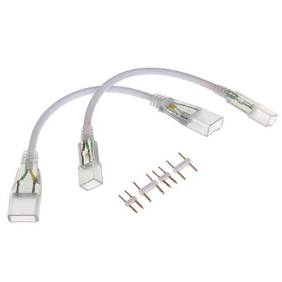 2Pin Led Corner Connector Rgb Straight Connector Middle Double Connectors
