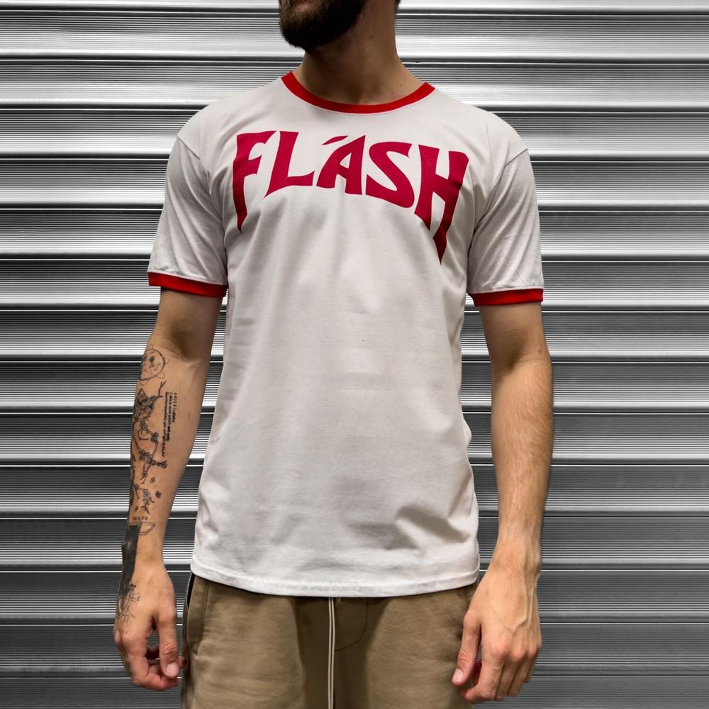 

FLASH GORDON Ringer Style Movie T Shirt Retro Ming The Merciless Vintage Movie M