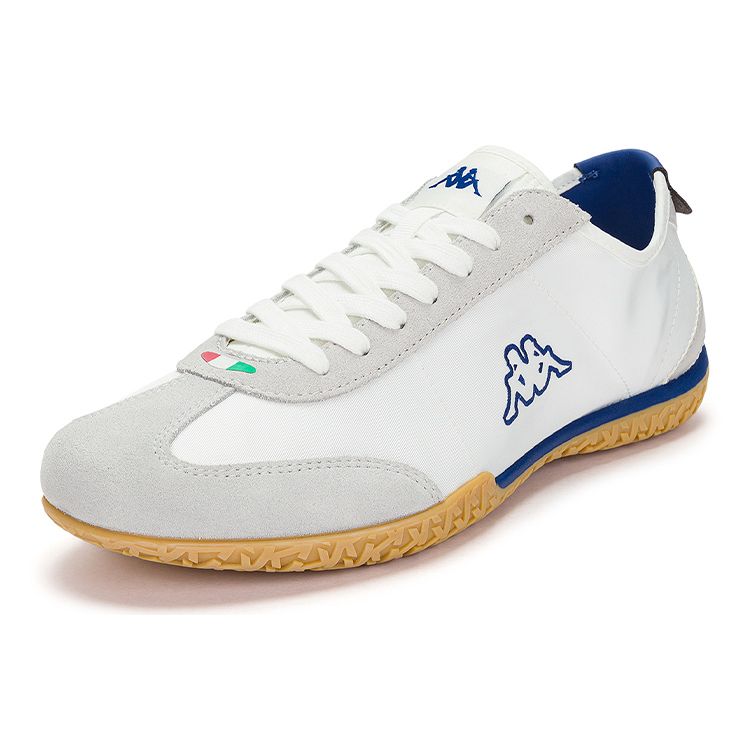 Kappa Fabric Synthetic Leather Sports Lightweight Travel Shoes Unisex Sneakers White Blue K0DX5BB02-012A