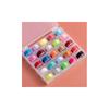 25/36Pcs Sewing Machine Bobbins Threads with Storage Box Multicolor Thread Spool (Random Color) Sewing Machine Accessories Tool