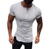 Men T-shirt O Neck Slim Fit Simple Soft Summer Top for Daily Wear