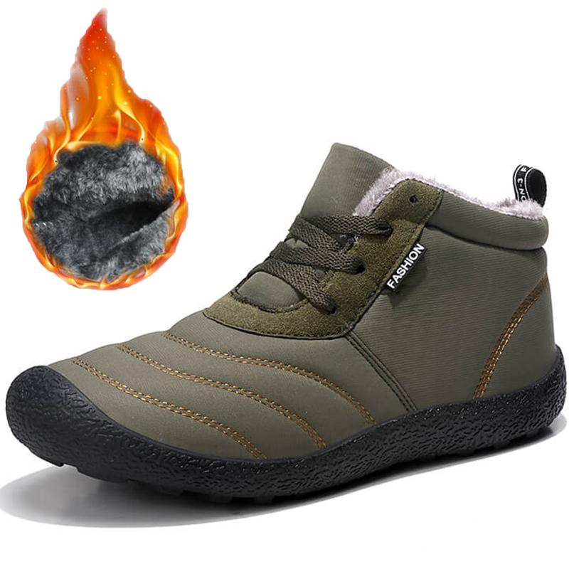 

Мужские зимние ботинки из плотного хлопка среднего размера 39-48. Хлопчатобумажная обувь. Мужские зимние ботинки большого размера. 48 зелёный