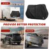 1pc Bike Cover for Transport 1-2 Bikes 600D Windproof Design Outdoor Storage with Reflective Strips & Lock Holes