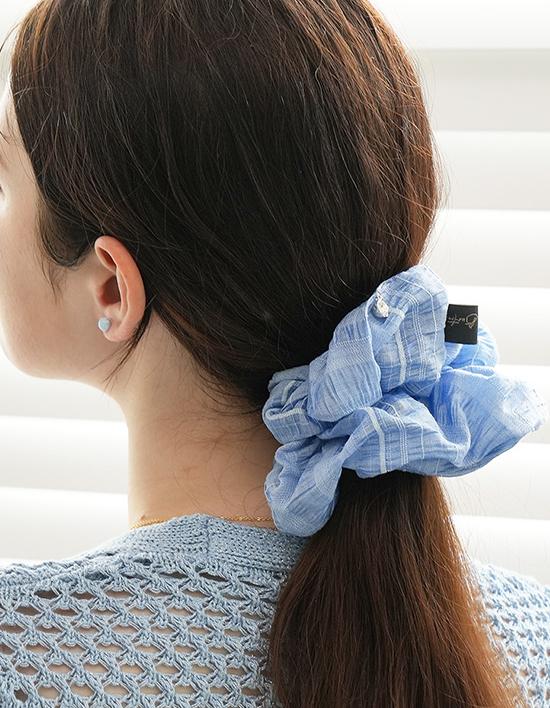Dana Burton Ripple Puff Scrunchie