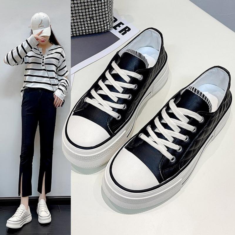 обувь женская 2024 тренд Вулканизированная обувь женская обувь для скейтбординга — фото 5