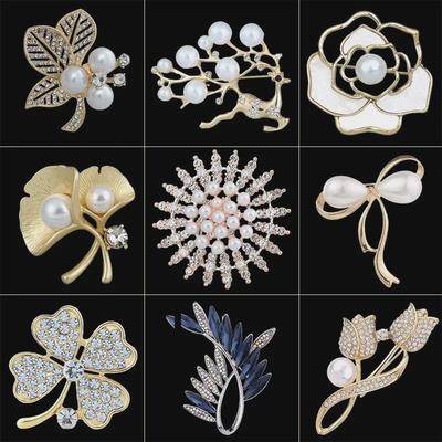 Hochwertiger Anti-Exposition Anstecker und Brosche für Damenanzüge - Elegante Kleidungsaccessoires für feste Kragen