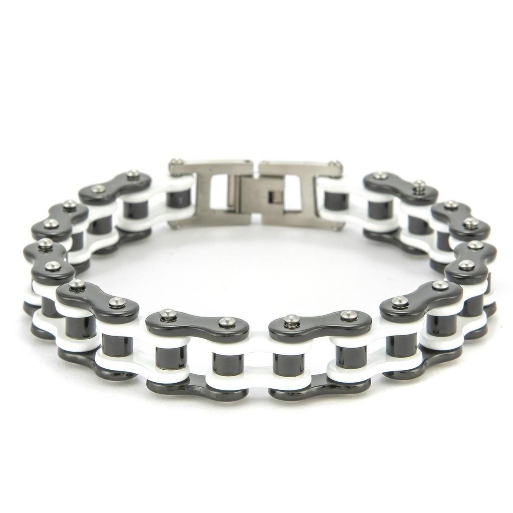 Punk Rock Biker 316L Stainless Steel Mens Bracelet Fashion Jewelry Bike Bicycle Chain Jewellery Pulsera Hombre Acero Inoxidable