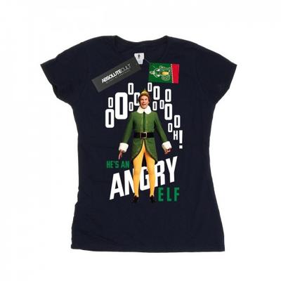 Womens/Ladies Angry Elf Cotton T-Shirt