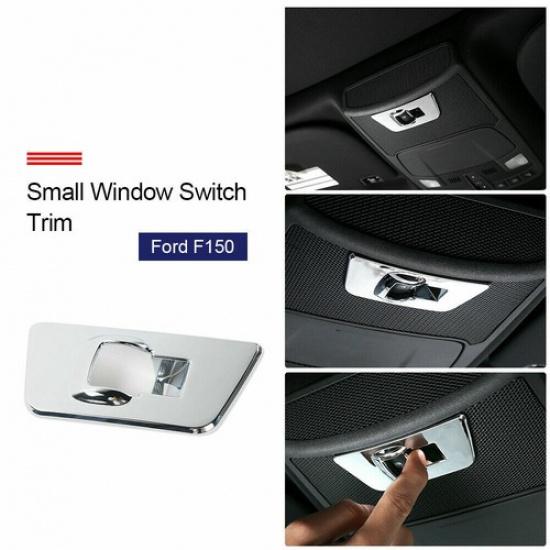 Rear Small Window Lift Switch Button Panel Covers Trim for Ford F150 2015-