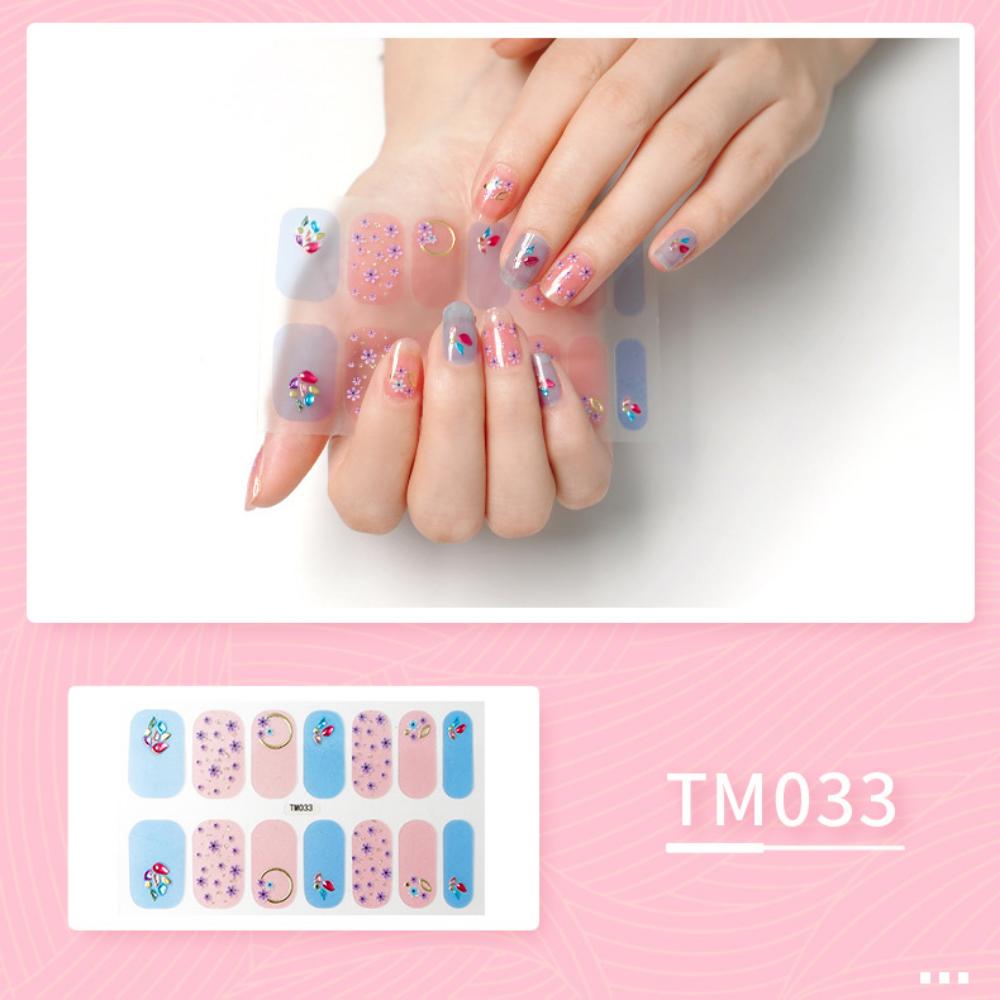 Aufhellender dreidimensionaler Nagelaufkleber Vollaufkleber wasserdichter Nagelpatch Fortgeschrittener Sinn Einfacher Wind Nagellack Kleber