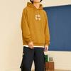 Li Ning Sports Basketball Series Hooded Sweatshirt With Square Print Men Sweatshirt Sea-Buckthorn-Brown AWDR729-8