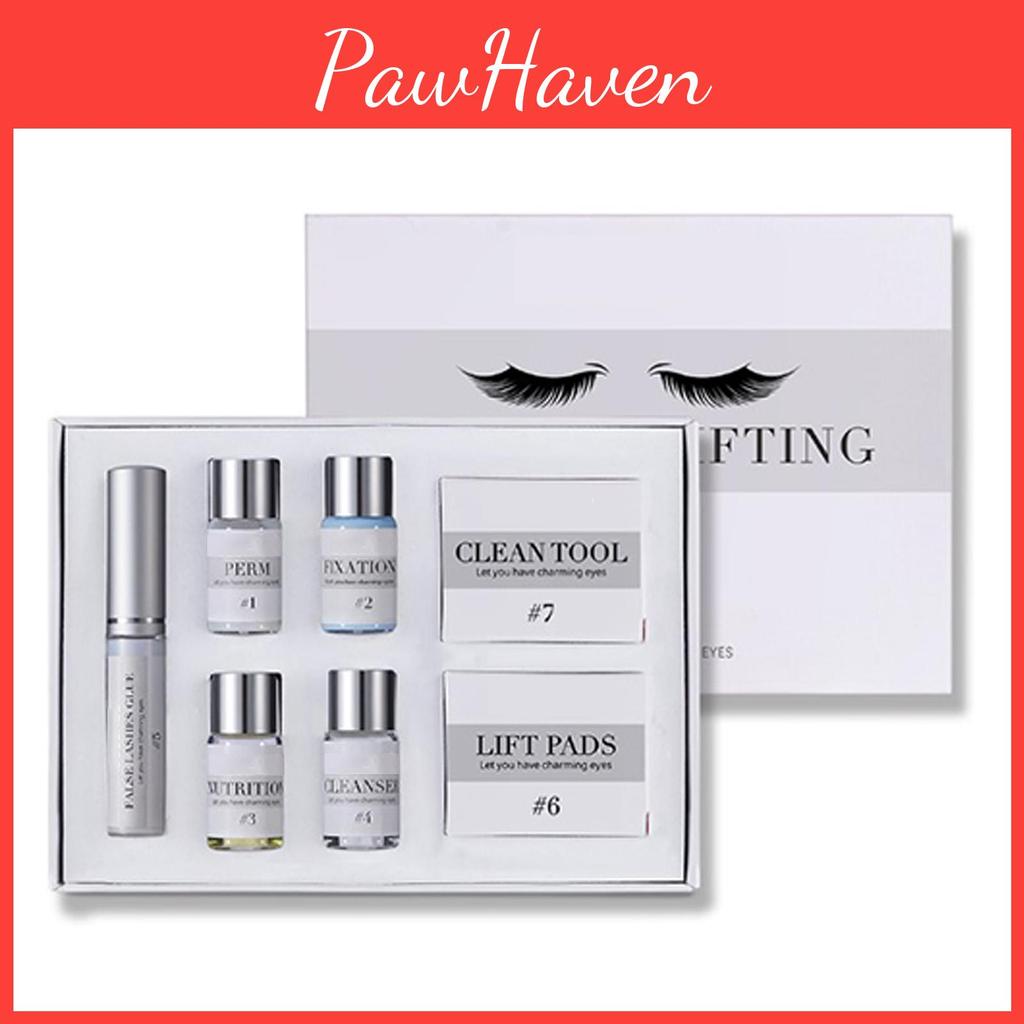 Permanent Semi Eyelash Set Perming Eyelash Lifting Curling Perm Kit With Silicone Pad For Beauty