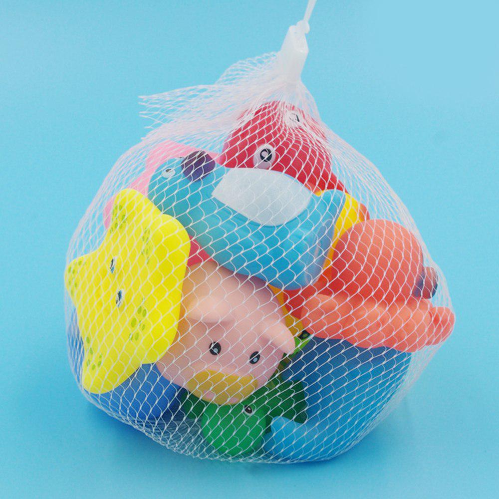 13Pcs/Lot Mixed Baby Bath Toys Rubber Duck Water Toys Duck Soft Floating Duck Squeeze Sound Ducky