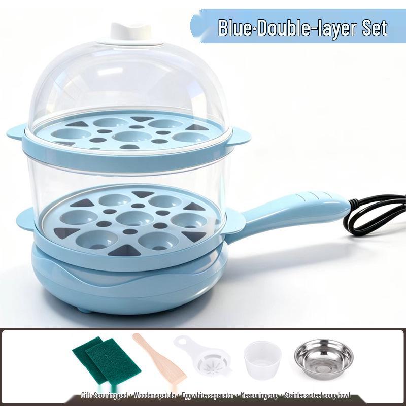Canxiang Non-Stick Electric Frying Pan: Poached Eggs, Dumplings, Pot Stickers & Breakfast Cooker