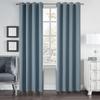 Curtains Full Blackout Plain Perforated Vertical Curtains, Bedroom Living Room Sound Insulation Finished Curtain Fabric