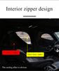 Double layer Car Rear Side Window Sunshade UV Protect Perspective Mesh W/ Zipper