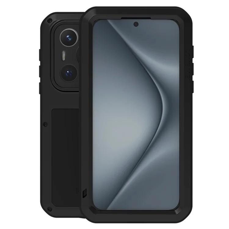 

LOVE MEI для Huawei Pura 70 Pro Pura 70 Pro+ чехол металл + силиконовый чехол для телефона с пленкой для экрана