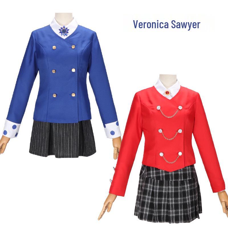 

Heathers Veronica Sawyer Uniform Cosplay Costume M красный