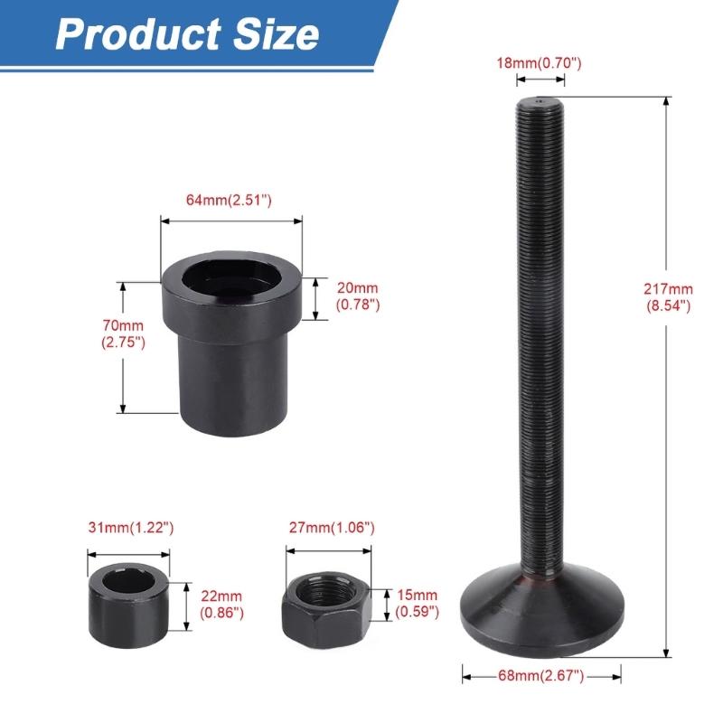 Inner Shaft Side Seal Mounting Tool for Dana 30/44/60 Axles Front Differentials Inner Axles Side Seal Installation Tool