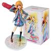 20CM Anime Shigatsu wa Kimi no Uso Miyazono Kaori Figur 1/8 Modell Schuluniform Anziehspielzeug Geschenk Sammlung Actionfigur PVC