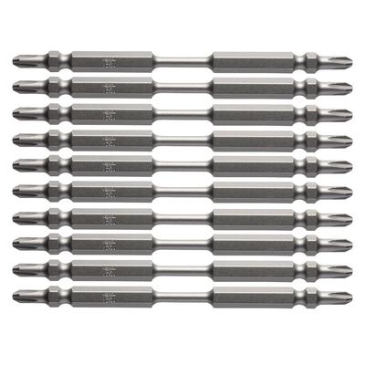 VESSEL Slender Torsion Bit X X 110mm Set of 10 H ST14 ZP +2 3.5 Hardness (High Hardness)