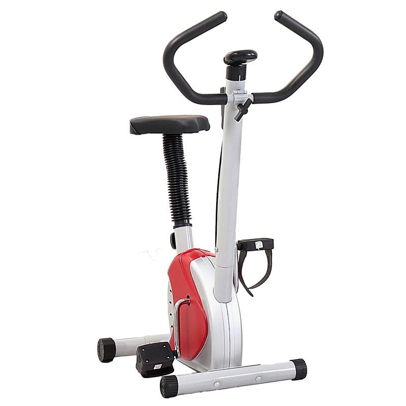 Blau/Rote LED-Anzeige Fahrrad Heimtrainer Heimtrainer Cardio-Tool Heim-Indoor-Cycling-Trainer Stationäres Bodybuilding-Fitnessgerät