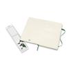 Moleskine Notebook Classic Notebook Hardcover Plain Large Size Wide X 21cm Myrtle Green QP062K15 (13cm Long)