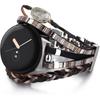Boho Leather Band Compatible with Google Pixel Watch Band, Posh Leather Bracelet Wristband for Google Pixel Watch 2022