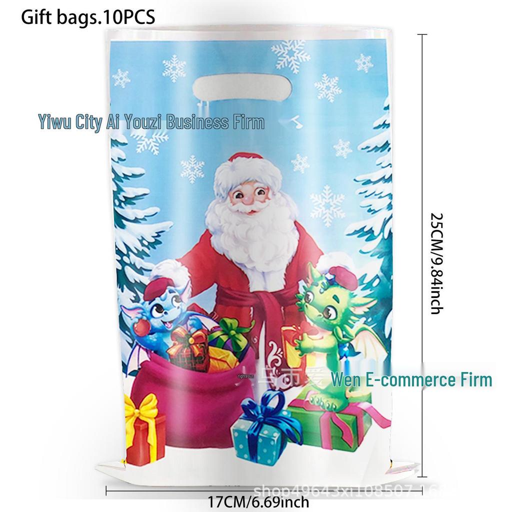 Christmas Candy Gift Bag with Pearlescent Design - Party Decoration