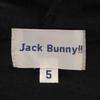 Jack Bunny!! Total Logo Golf Long Sleeve Freeze Parker 5 Black Men's Used