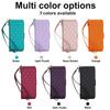Compatible Crossbody Quilted Zipper Wallet Case for Samsung Z Fold 7, 6, 5, 4 with Card Slots.