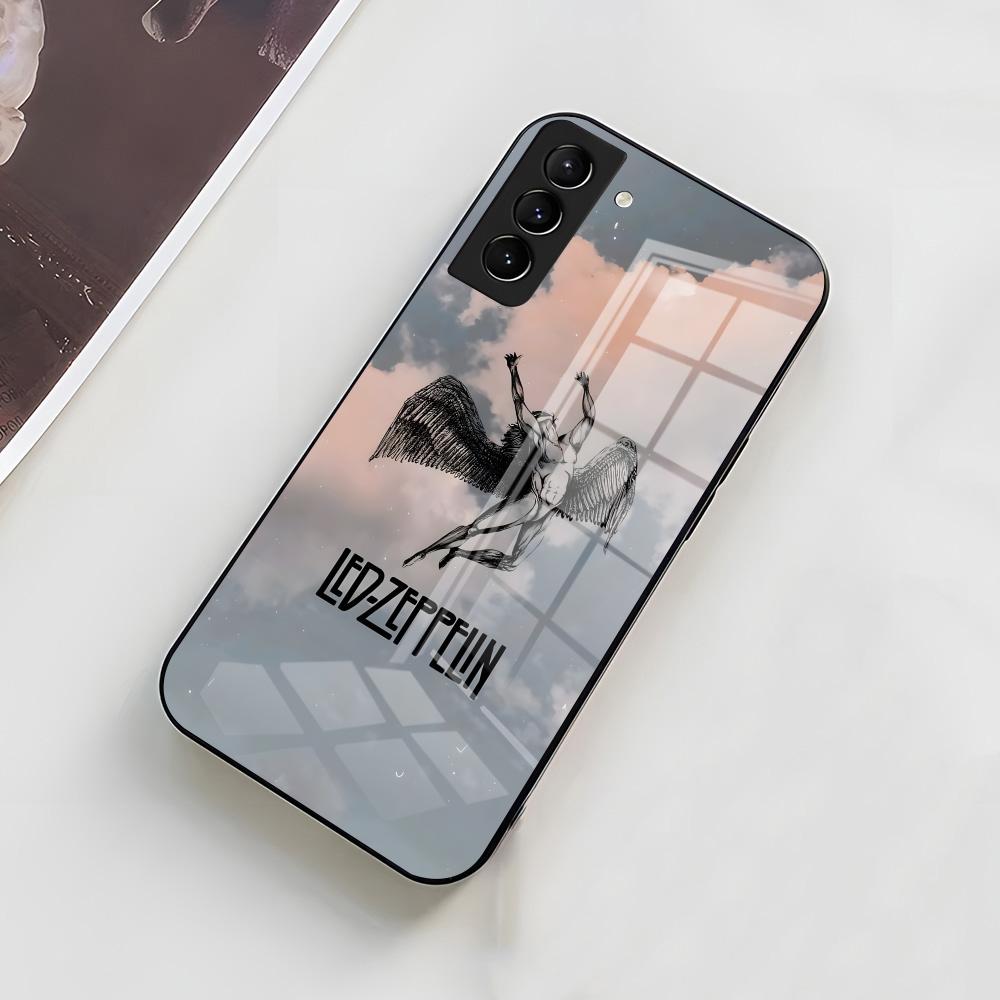 EPC Cool L-Led Band Z-Zeppelin Phone Case For Samsung A56 A36 A26 A16 A15 A25 A35 A55 A14 A34 A24 A54 Glass Case