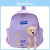 Childrens Cartoon Bear Backpack With Breathable Nylon And Cushioned Straps For School Use