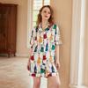 [White Background Tassel] Pajamas Women's Summer Thin Ice Silk Short-sleeved Shorts Wind Can Be Worn Outside Loungewear Suit